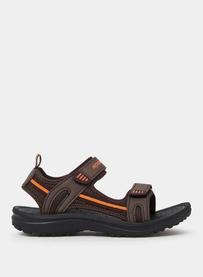 Styli Teen Boys Casual Hook and Loop Sandals
