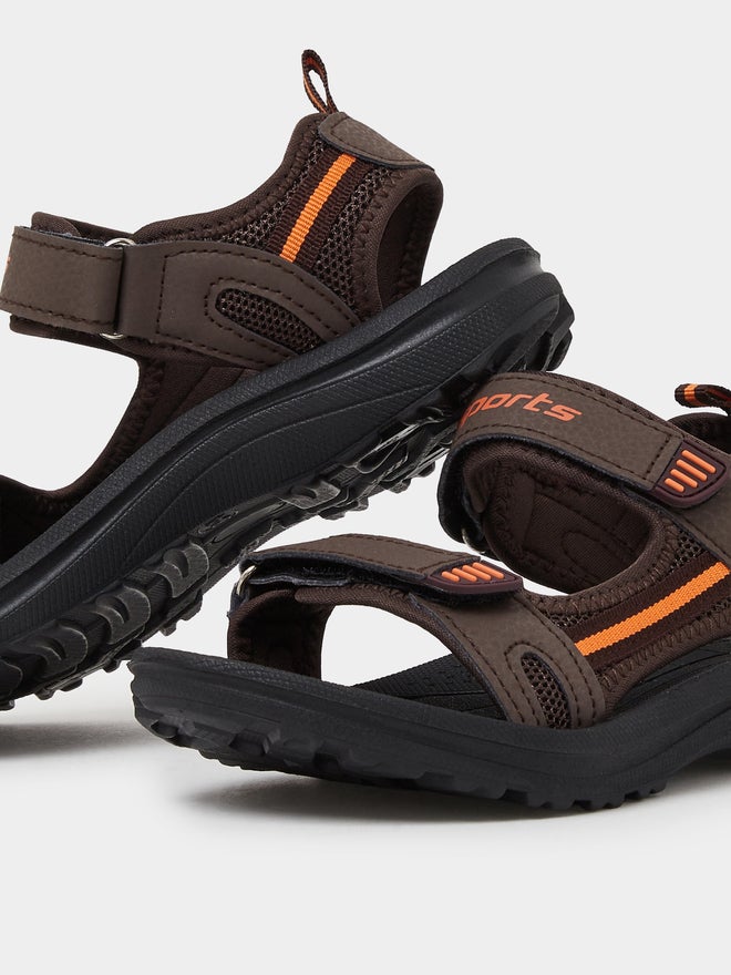 Styli Teen Boys Casual Hook and Loop Sandals - Image 3