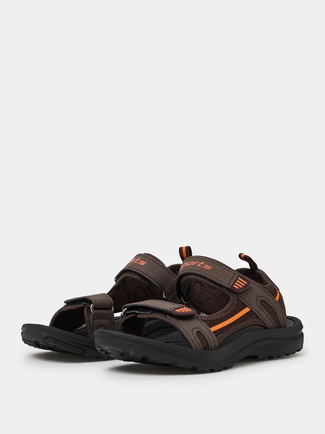 Styli Styli Teen Boys Casual Hook and Loop Sandals