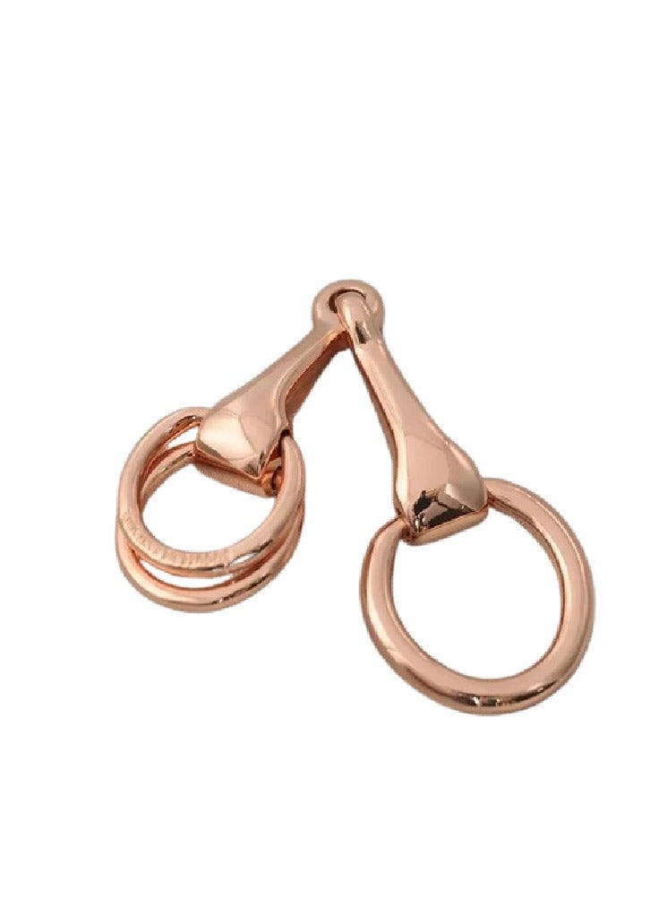 " Scarf ring for women, high quality material - imported-Rose gold - Image 1