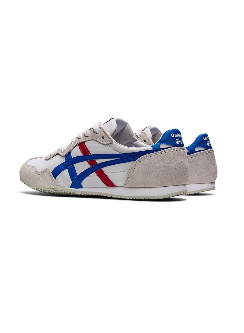 Onitsuka Tiger SERRANO Men and Women Casual Athlesiure/Colorblock Sneakers Shoes White/Blue/Red - Image 2