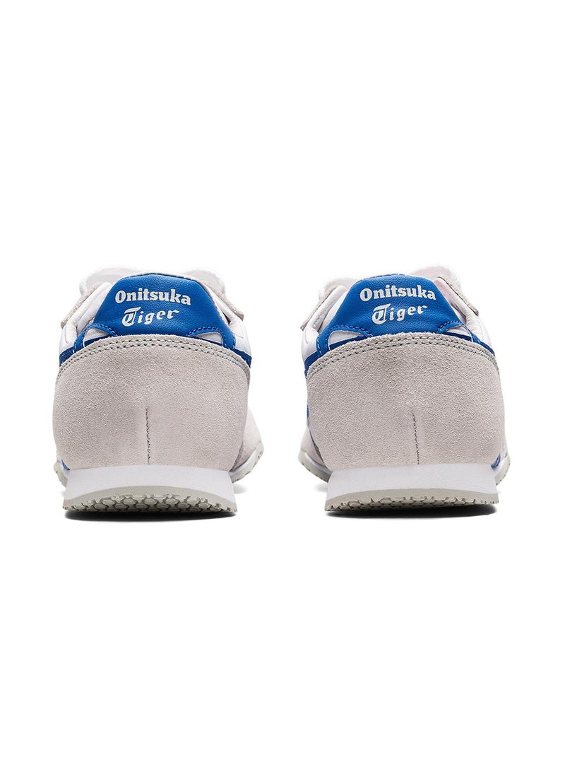 Onitsuka Tiger SERRANO Men and Women Casual Athlesiure/Colorblock Sneakers Shoes White/Blue/Red - Image 4