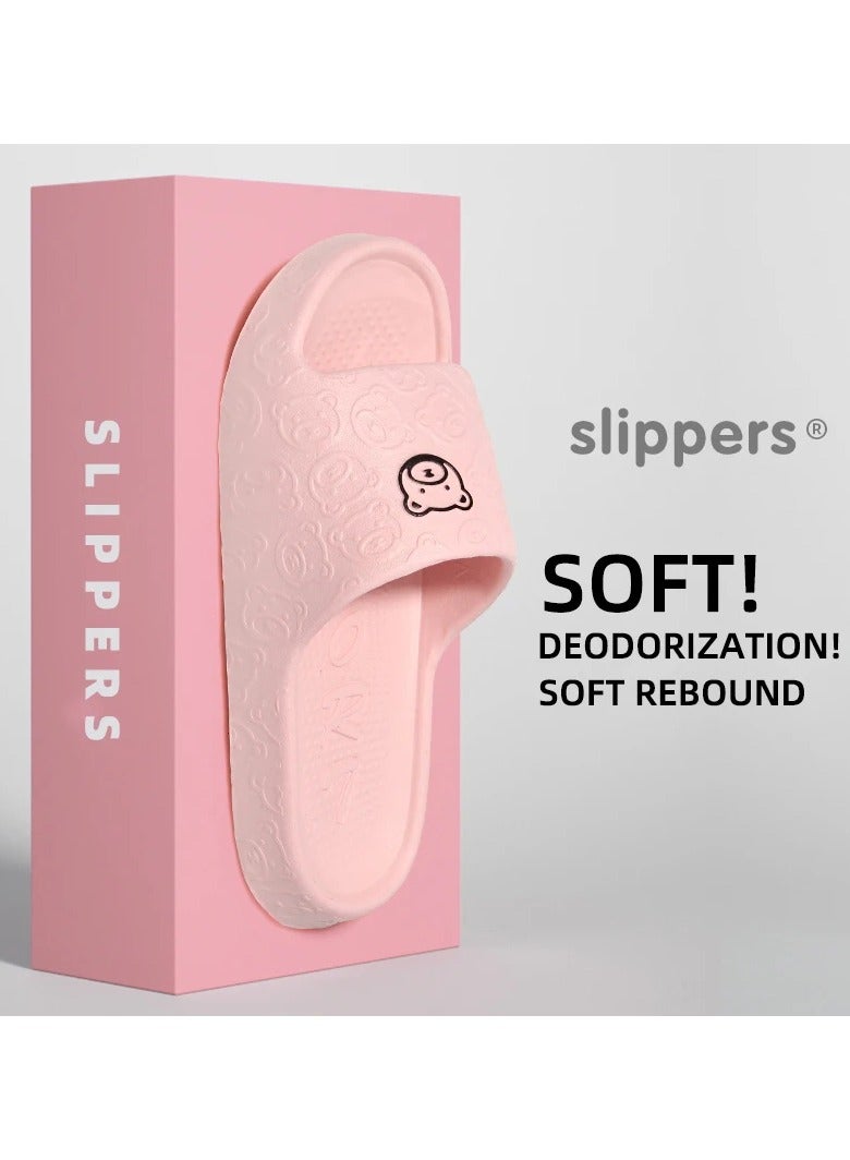 Soft Non-slip Slippers Female Outer Wear New Bathroom Bathroom Indoor Home Sandals Female Summer Eva  - Image 1