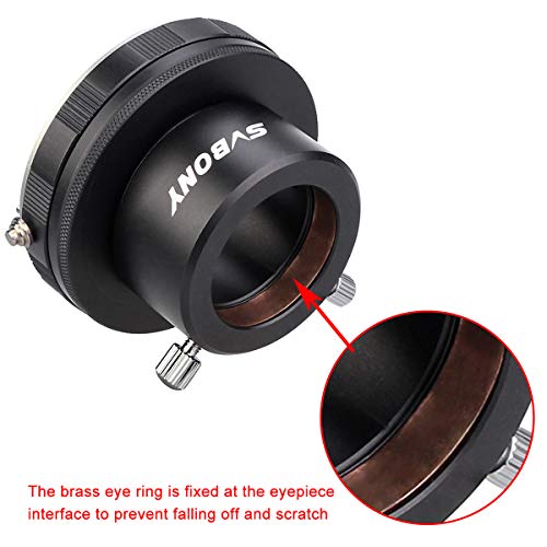 SVBONY SV149 Camera Lens Adapter for Canon DSLR Cameras Lens to 1.25 inch Eyepiece Adapter for Photography Guiding - Image 3