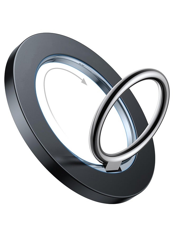 Upgraded Magnetic Phone Ring Holder, Magnetic Cell Phone Grip, Flexible 360° Rotation Magnet Finger Ring Grip Stand Holder, Fit for iPhone 16 15 14 13 12, Pro, Pro Max, Plus,Compatible with all mobile phones  - Image 1