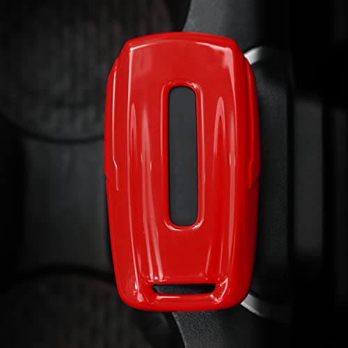 SQQP ABS Key Fob Cover for 2018-2023 Dodge RAM 1500 2500 3500, Key Fob Shell Protector Shell Keyless Remote Control Smart Key Holder(Red) - Image 5