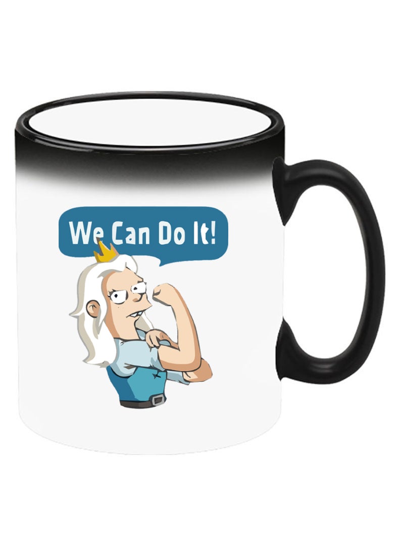 Theodor Color Changing Heat Sensitive Ceramic Mug, Image Revealed When HOT Liquid is Added! We can do it-01 - Image 2