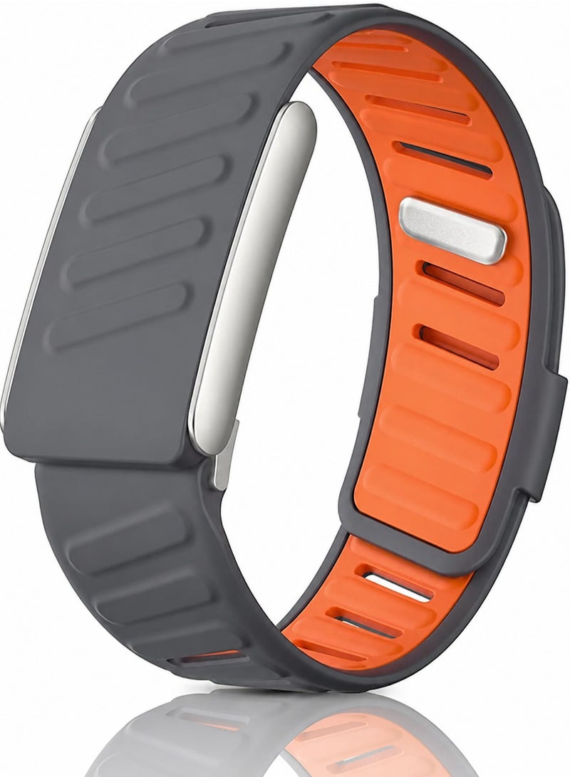 سوار سيليكون متوافق مع Whoop 5.0 Band، حزام رياضي مريح ومتين وقابل للتعديل من السيليكون للرجال والنساء، مع موصل على شكل حرف U - Image 1