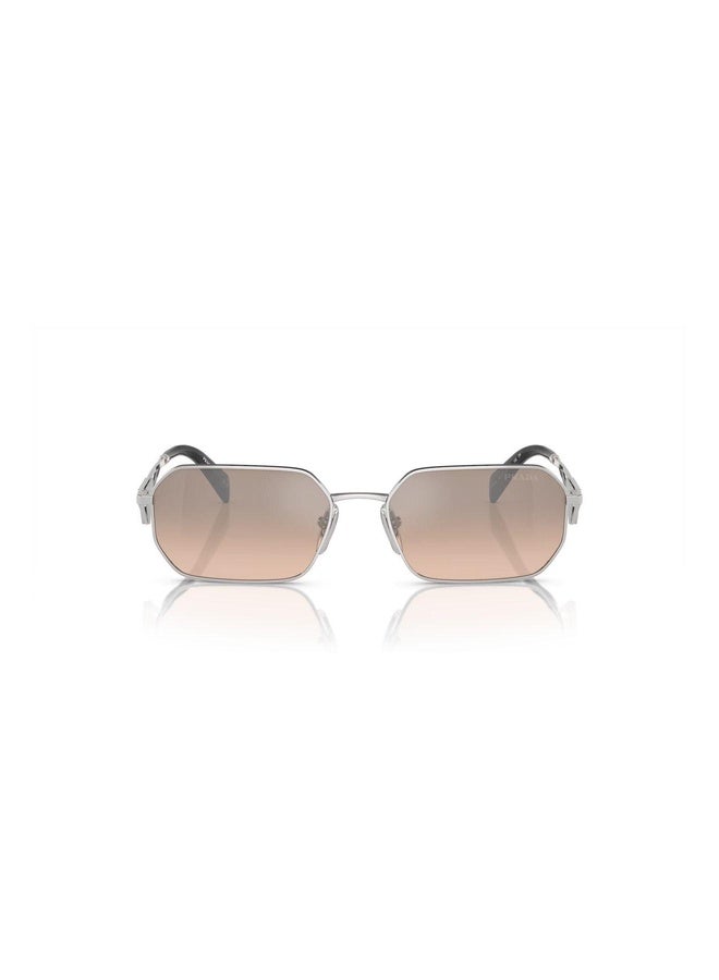 PRADA Woman IRREGULAR  SUNGLASSES- PR A51S - lense size:58mm - SILVER - Image 2