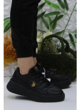U.S. Polo Assn. Martha Black Gold Comfort Women's Sneakers  - Image 1