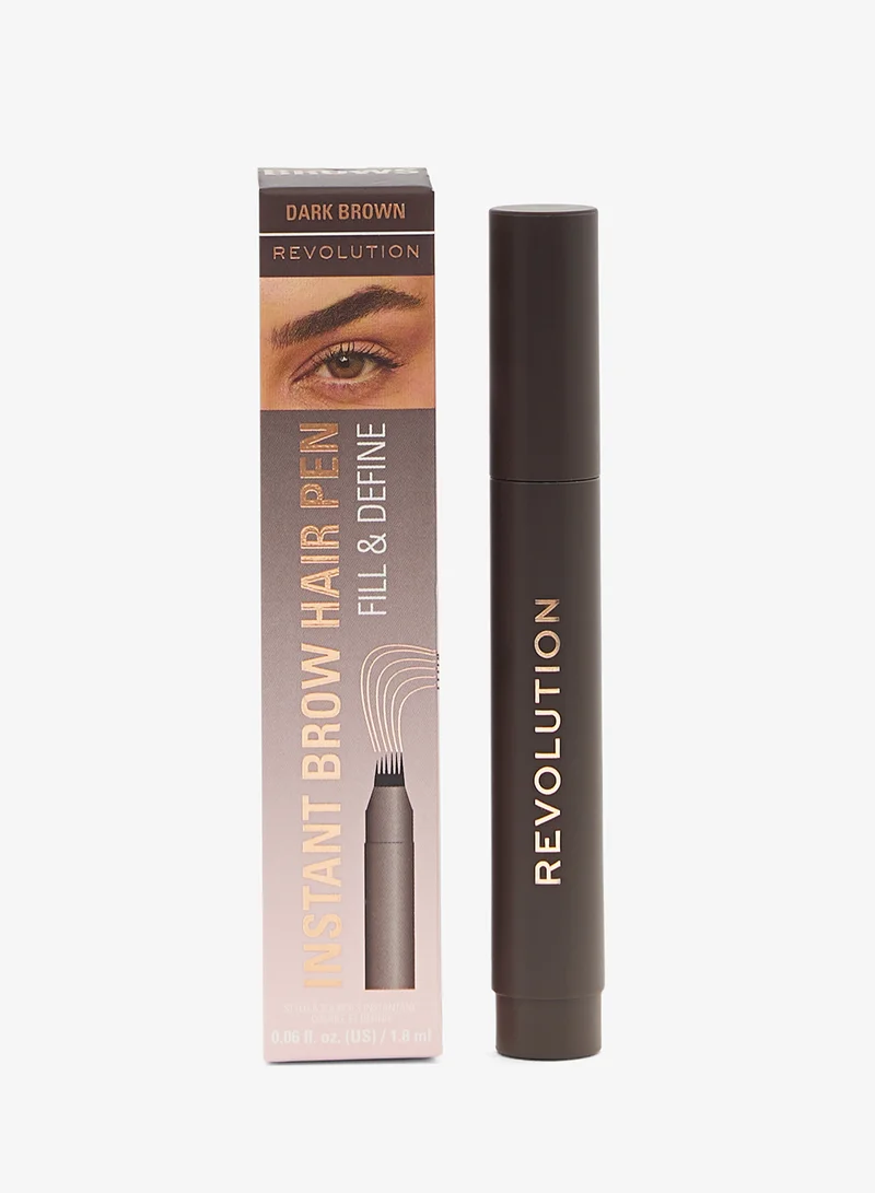 Makeup Revolution Revolution Instant Brow Pen Dark Brown