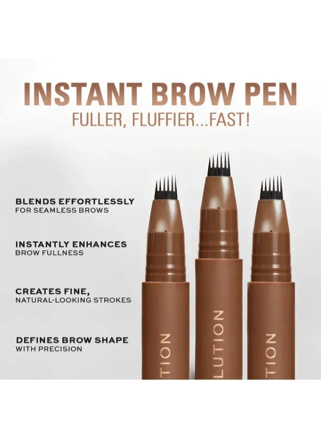 REVOLUTION Revolution Instant Brow Pen Dark Brown