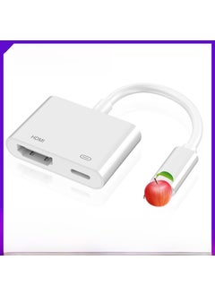 Lightning to HDMI HD Cable Adapter for iPhone and iPads Power supply required