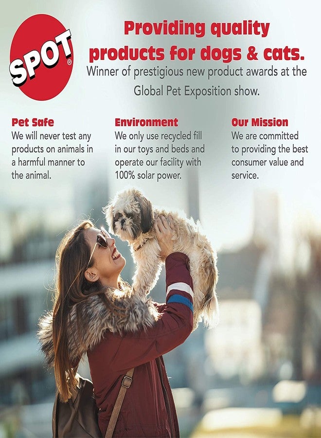 spot Ethical Plush Soccer Ball Dog Toy, 4-1/2-Inch - Image 4