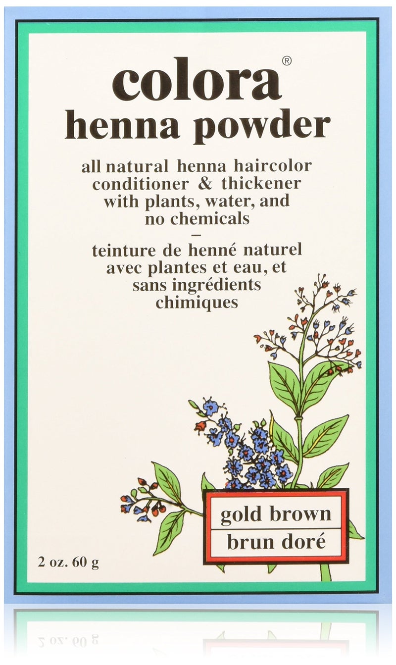 Colora Henna Powder, Gold Brown - Image 1