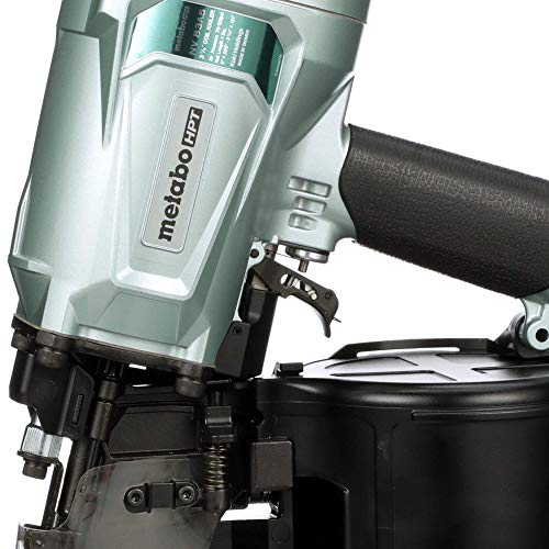 Metabo HPT Coil Framing Nailer | Pro Preferred Brand of Pneumatic Nailers | 15 Degree Magazine | Accepts 2-Inch up to 3-1/4-Inch Nails | Ideal for Wall Sheathing, Roof Decking, & Subflooring | NV83A5 - Image 4