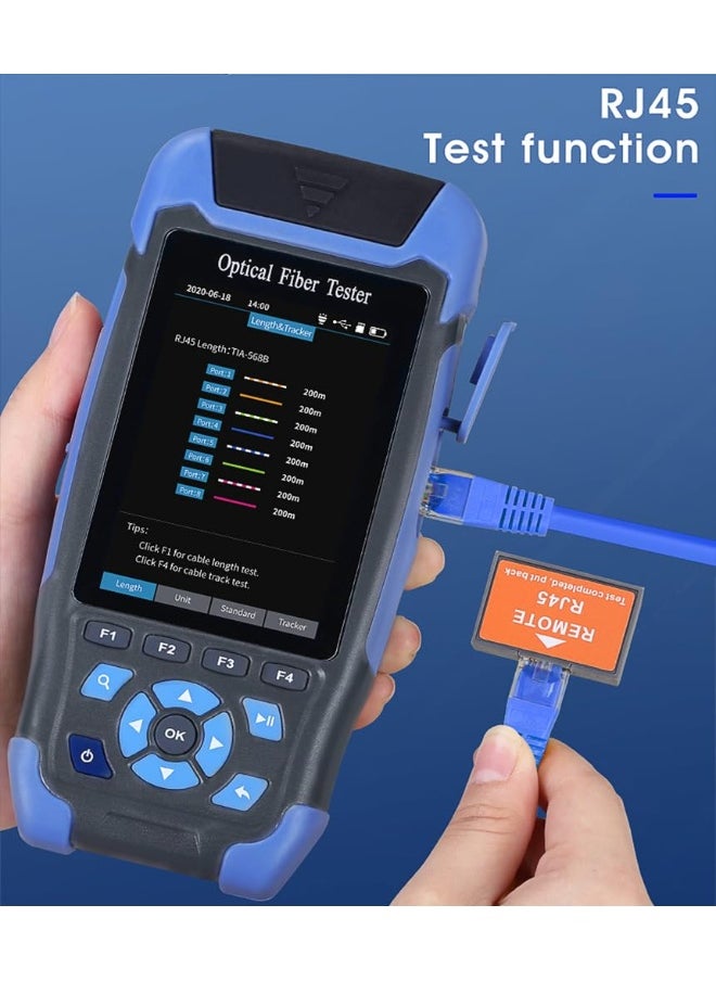 Generic Mini-Pro 1310/1550nm OTDR Multi-Function Built in OPM/OLS / RJ45 Test/VFL Test Range 5m-60Km Dynamic Range 24dB/22dB Connector UPC With FC/APC-FC/UPC-SX  - Image 4