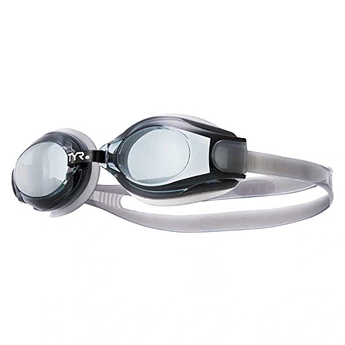 TYR Blend Corrective Optical Swimming Goggles, 4 (Smoke- Clear) - Image 1