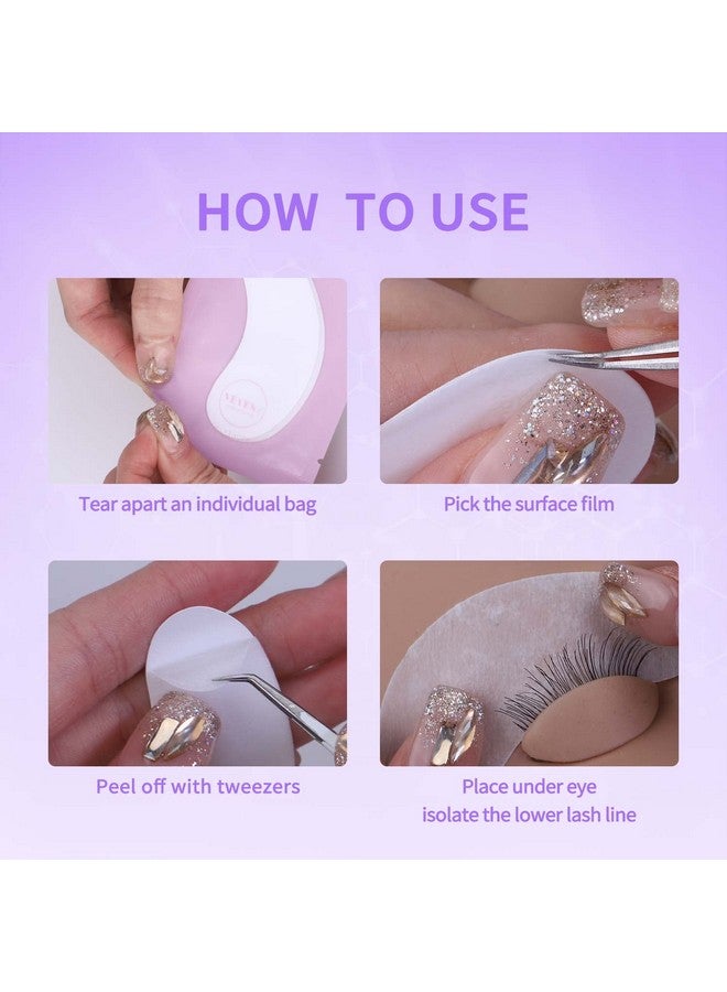VEYES INC 50 Pairs 100% Natural Aloe Extract Under Eye Gel Pads Hydrogel Eye Patch For Eyelash Extension Lint Free Lash Extension Supplies & Beauty Tools - Image 5