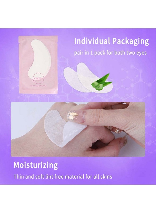 VEYES INC 50 Pairs 100% Natural Aloe Extract Under Eye Gel Pads Hydrogel Eye Patch For Eyelash Extension Lint Free Lash Extension Supplies & Beauty Tools - Image 3