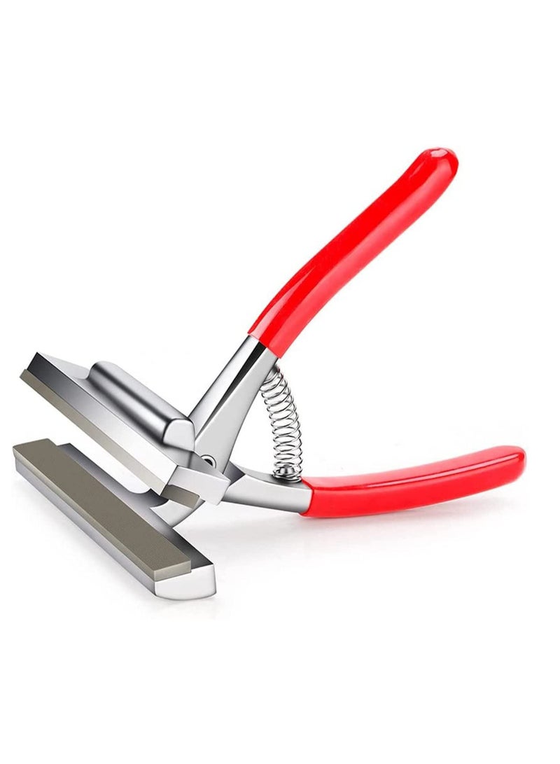 XiuWoo KASTWAVE Alloy Art Tool Extra Wide Canvas Pliers with Padded Spring Return Handle for Stretcher Bars Artist Framing, Metal Iron Professional Oil Painting Stretching - Image 4