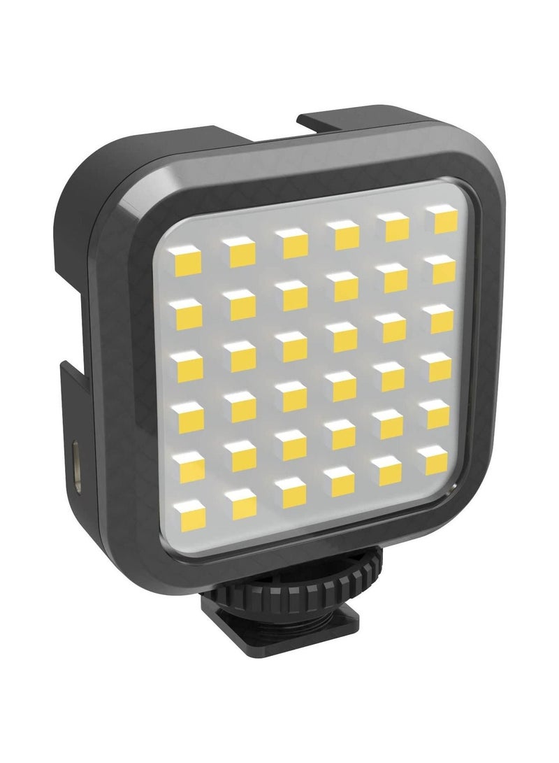 Vlogging"Like Me" LED Video Light + Microphone + Mobile Phone Holder + Hand Grip/Mini Tripod Compatible with Smartphones for TikTok, Youtube - Image 3