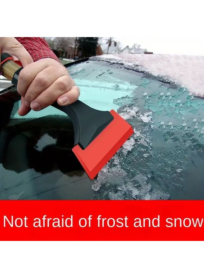 3 In 1 Retractable Snow Brush With Ice Scraper And Squeegee Durable Aluminum Alloy Car Snow Shovel - Image 4