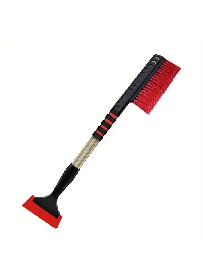 3 In 1 Retractable Snow Brush With Ice Scraper And Squeegee Durable Aluminum Alloy Car Snow Shovel - Image 1