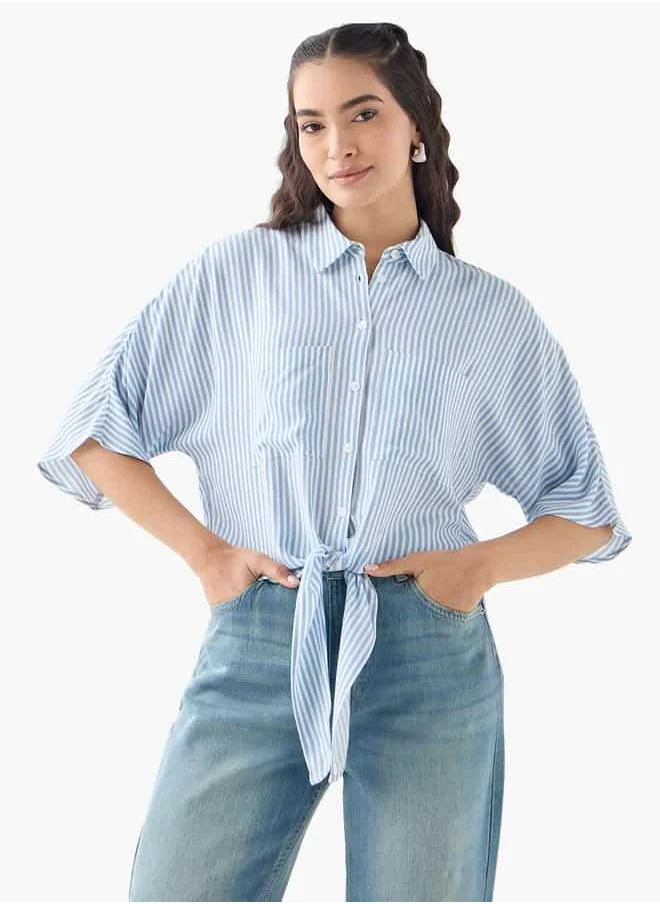 لي كوبر Lee Cooper Striped Shirt with Pockets