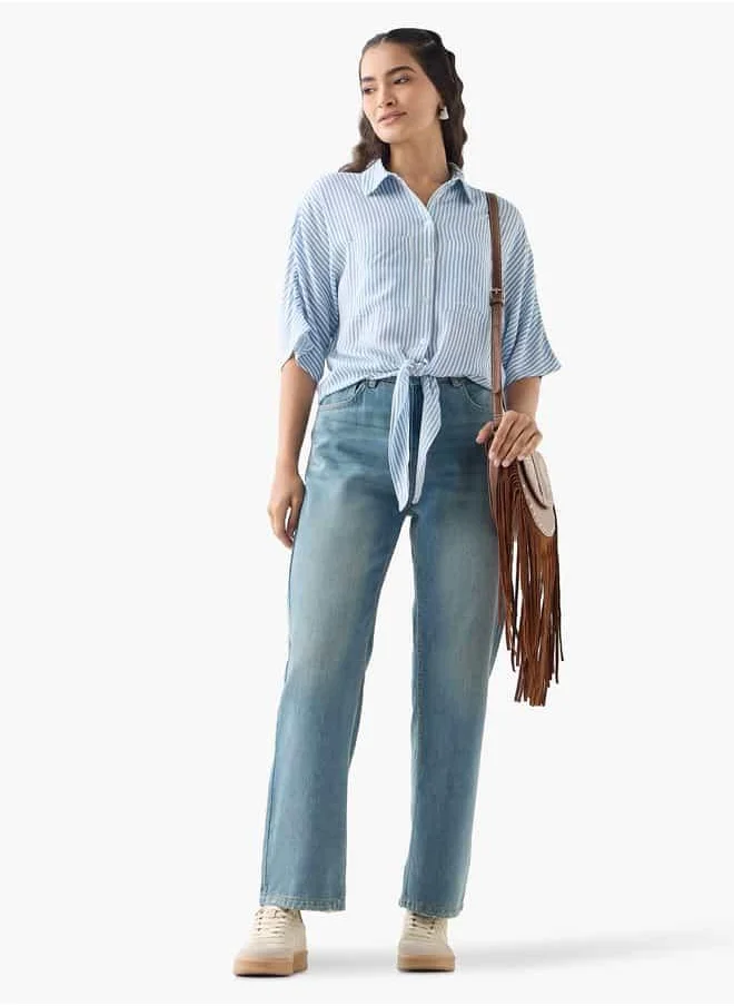 لي كوبر Lee Cooper Striped Shirt with Pockets
