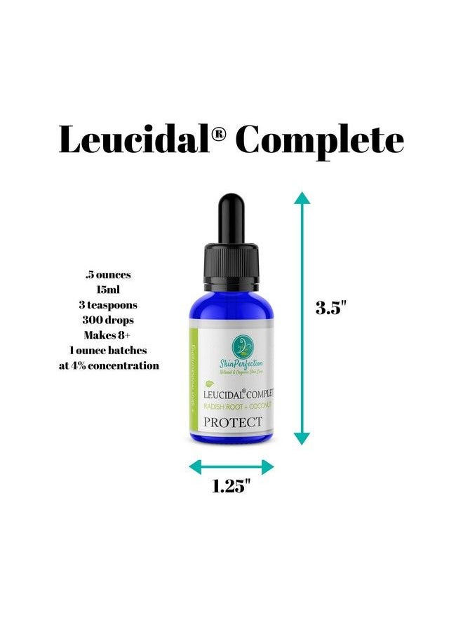 Skin Perfection Leucidal Complete Waterbased Cosmetic Protection Diy Synthetic Preservative Alternative Liquid Coconut Peptide Lactic Skin Perfection .5 Ounce  - Image 5