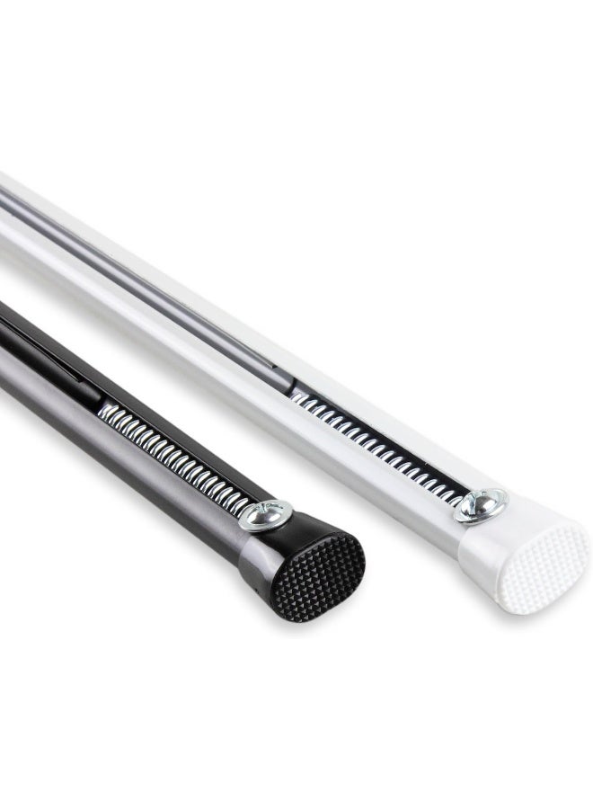Rod Desyne SPT-O-22-1 Oval Spring Tension Rod 22"-36", White, 22-36" - Image 3