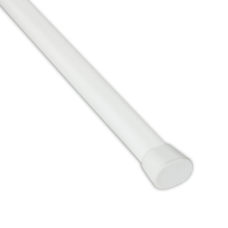 Rod Desyne SPT-O-22-1 Oval Spring Tension Rod 22"-36", White, 22-36" - Image 1