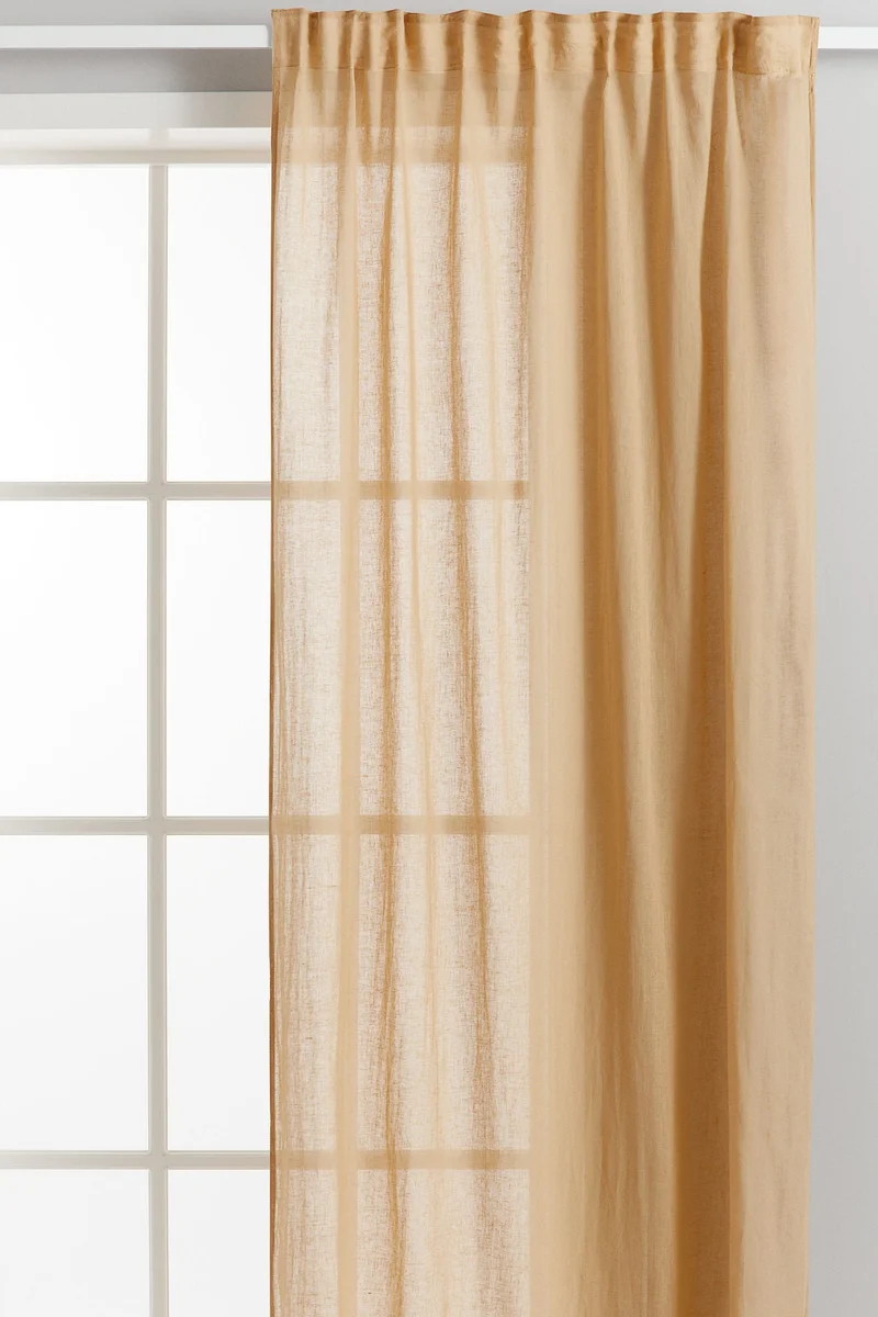H&M 2-pack multiway linen-blend curtains