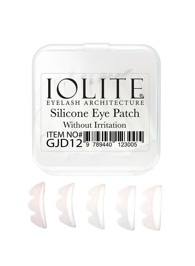 IOLITE 10-Pieces Eyelash Perming Curler Perm Pad Reusable Eyelash Perm Silicone Pads, Lift Rods Makeup Beauty Tool - GJD12 - Image 1