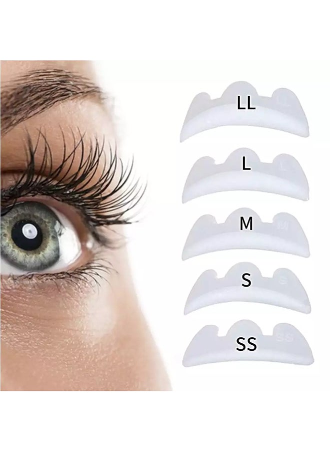 IOLITE 10-Pieces Eyelash Perming Curler Perm Pad Reusable Eyelash Perm Silicone Pads, Lift Rods Makeup Beauty Tool - GJD12 - Image 3