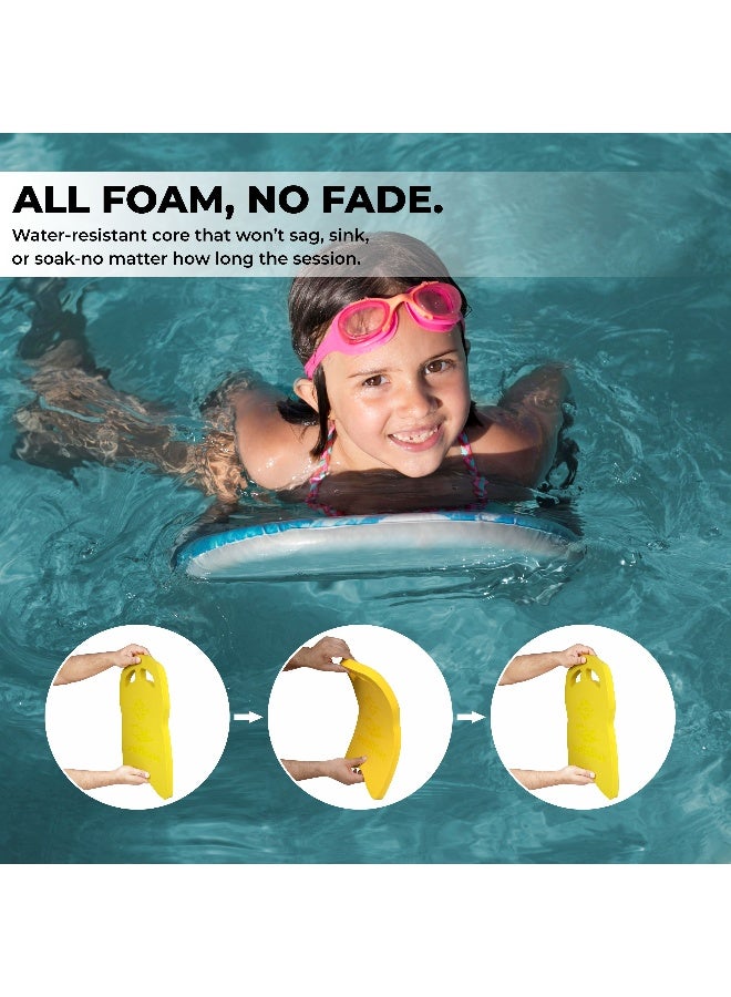 Nivia SpeedBoard for Swimming, Sports Swimming Floats for Adults-Kids, Kickboard for Beginners Training, Float Pad with All Holding Angles (Yellow) - SEO Friendly Long Title - Image 2