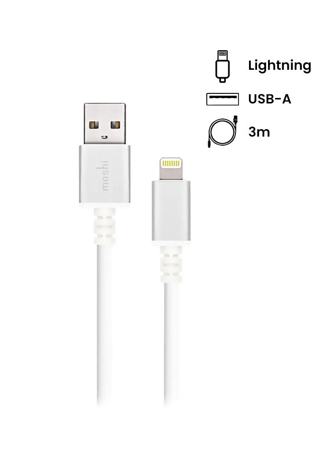 موشي كابل USB بموصل شحن أبيض - Image 2