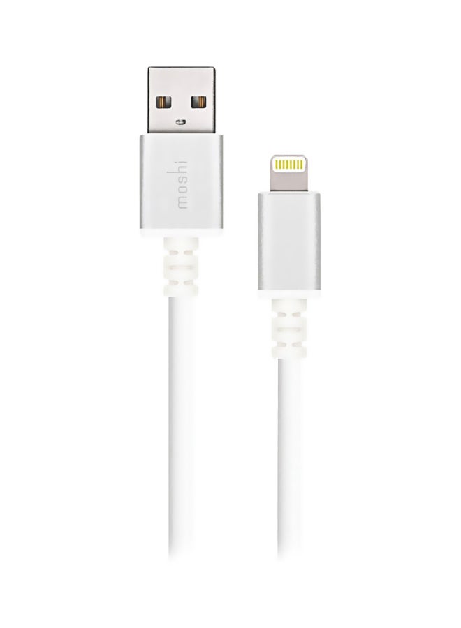 موشي كابل USB بموصل شحن أبيض - Image 1
