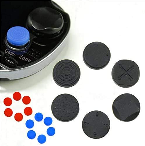 GGZone 6PC Silicone Thumb Stick Grips Caps Analog Thumbstick Joystick Cap for PS Vita PSV 2000 PSV 1000 (Black) - Image 4