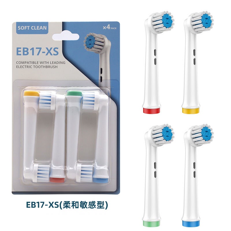 Eb17Xs Adapts To Oral Oral B Electric Toothbrush Head D12 D16 Suitable For Olb Replacement Head 4 Pack - Image 3