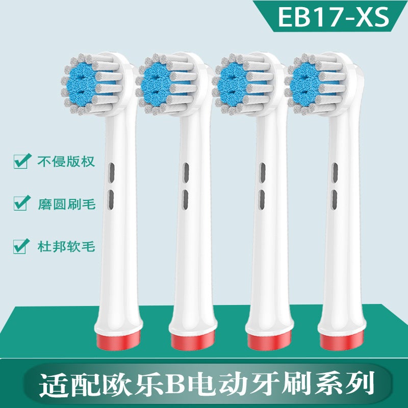 Eb17Xs Adapts To Oral Oral B Electric Toothbrush Head D12 D16 Suitable For Olb Replacement Head 4 Pack - Image 2