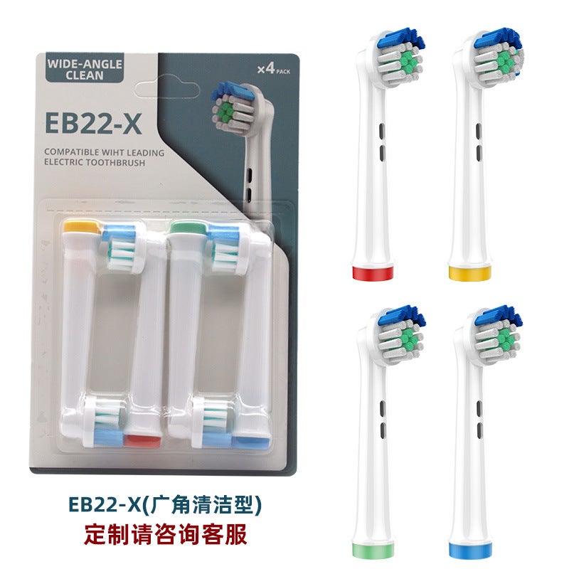 Eb17Xs Adapts To Oral Oral B Electric Toothbrush Head D12 D16 Suitable For Olb Replacement Head 4 Pack - Image 1