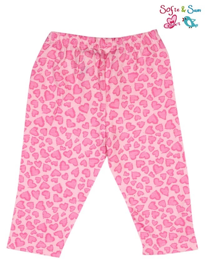 Sofie & Sam Baby Pajama Premium Cotton Pack of 3 - Big Flower/Hearts/Star (9-12 Months) - Image 3