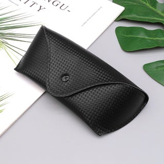 Portable Snap-Button Sunglasses Case PU Black straw pattern - pzsku/ZD4C45EBAB6CA43432E2EZ/45/1746212897/af482512-406c-481a-aa71-24d4041eb8ad