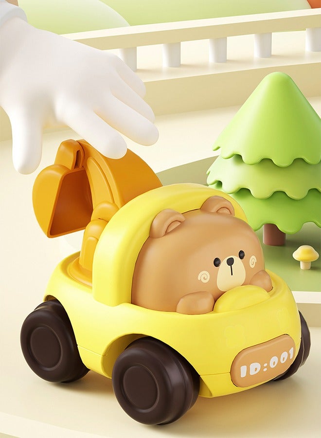 Bear Truck Toys for Boys and Girls, Inertia Cars Educational Toy Cars, Friction Power Push Away Toy Cars, Birthday Party Supplies Gifts for Toddlers Kids, Birthday Gifts for Boys for 1 year old, Stroller Toys for 1-3 year olds  - Image 2