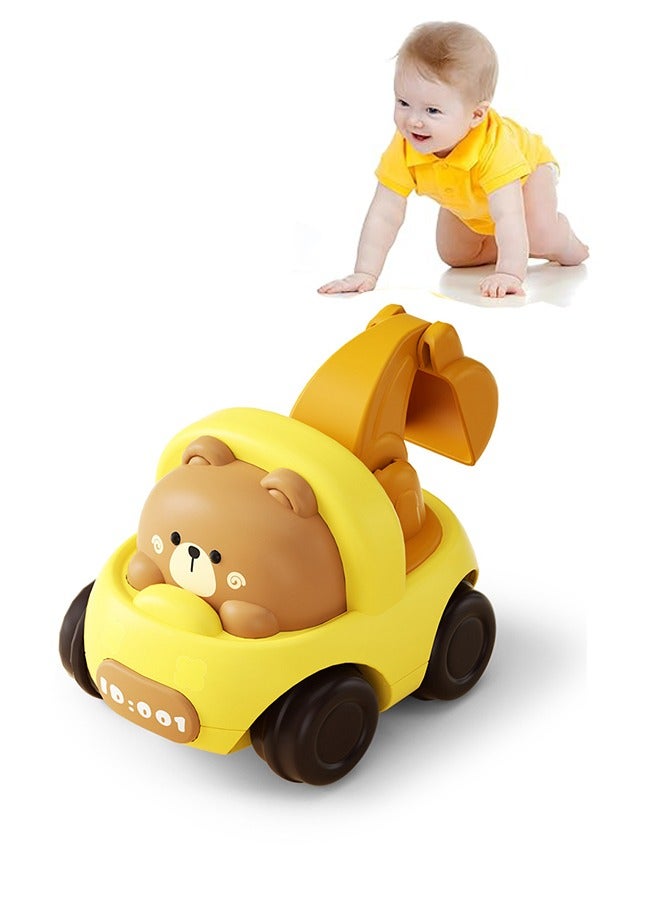 Bear Truck Toys for Boys and Girls, Inertia Cars Educational Toy Cars, Friction Power Push Away Toy Cars, Birthday Party Supplies Gifts for Toddlers Kids, Birthday Gifts for Boys for 1 year old, Stroller Toys for 1-3 year olds  - Image 1