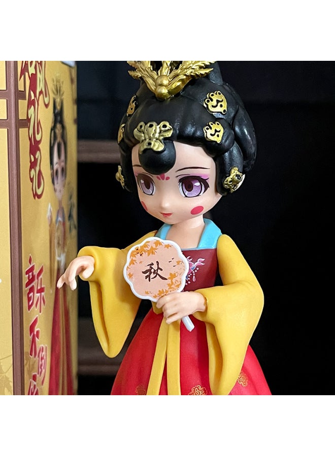 Tumbler Decoration Children's Toys Home Office Decoration Ancient Style Datang Beauty Music Tumbler-Color:Spring-Specifications:Large Size-height 18cm - Image 3