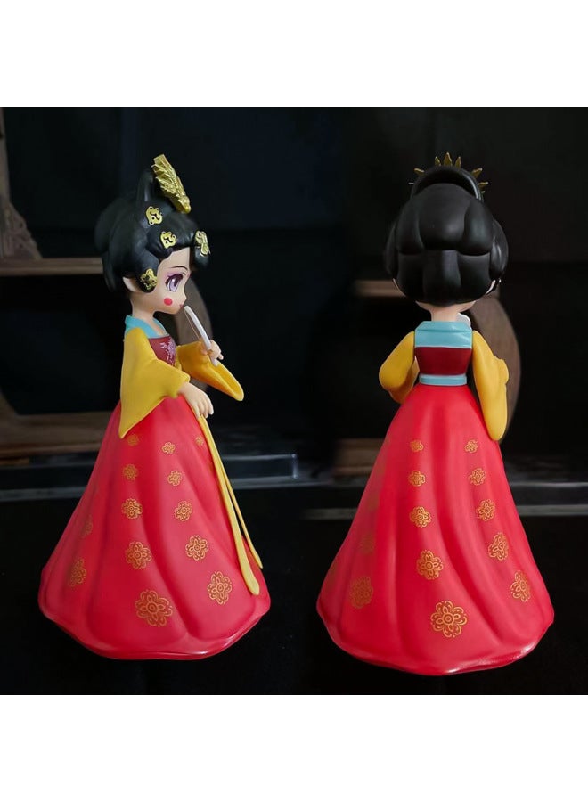Tumbler Decoration Children's Toys Home Office Decoration Ancient Style Datang Beauty Music Tumbler-Color:Spring-Specifications:Large Size-height 18cm - Image 4