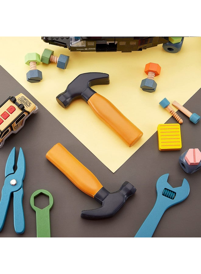 Zhanmai 2 Pcs Hammer Stress Reliever, Simulation Hammers Toys, Foam Hammer Stress Toy to Release Stress Anxiety, Hammer Toy for Teens and Adults - Image 2